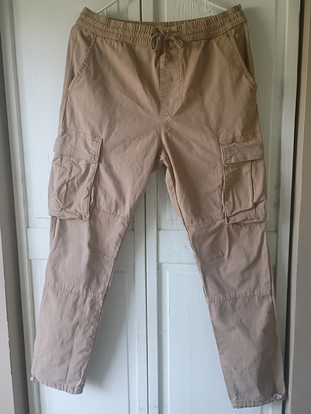 Pacsun Men's Cargo Pants - Beige Utility Trousers